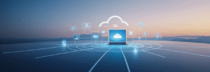 Modern technology network with cloud computing, IoT devices, and AI connections – Cyberfulness