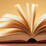 Cyberfulness concept of teaching as a growth tool represented by an open open book with pages unfolding, symbolizing learning, clarity, and professional development